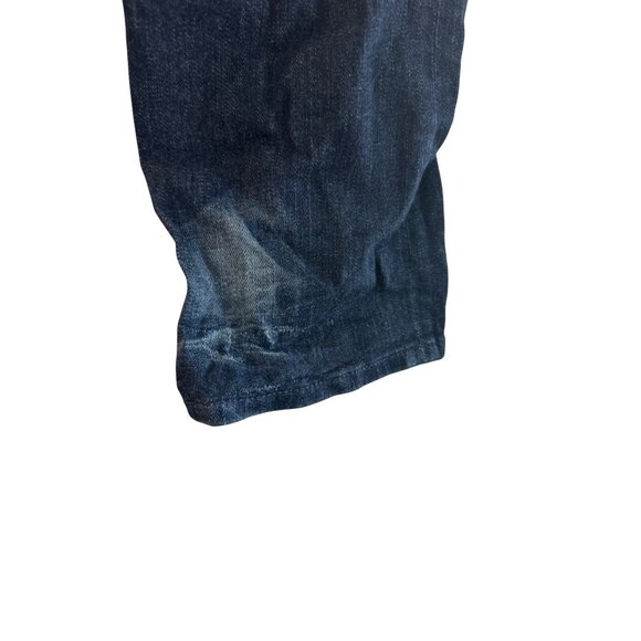 7 For All Mankind Womens Straight Leg Jeans Size 24 Medium Wash Dark Denim Cotto - Picture 6 of 9